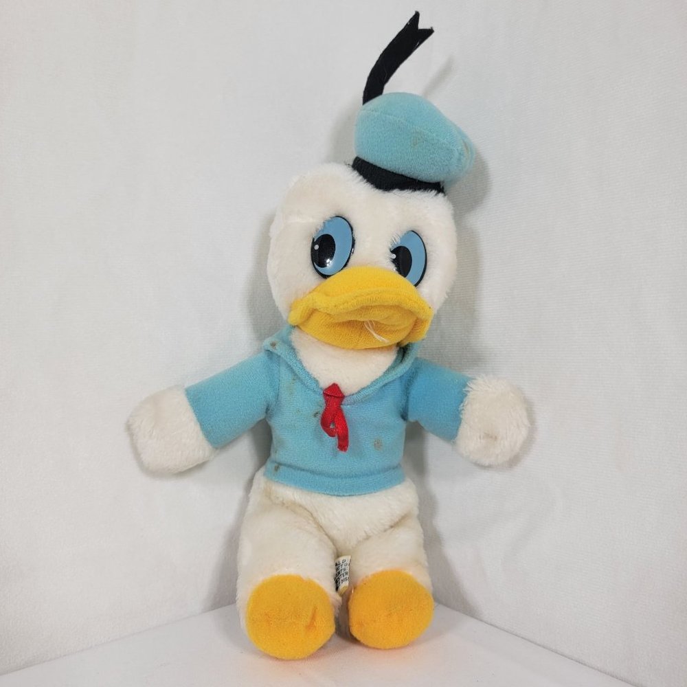 Disneyland Walt Disney World Donald Duck Vintage Plush Classic Outfit Sailor